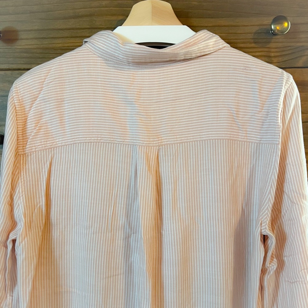 Daily Ritual Button-Down Collared Tunic Top M - Picture 7 of 8